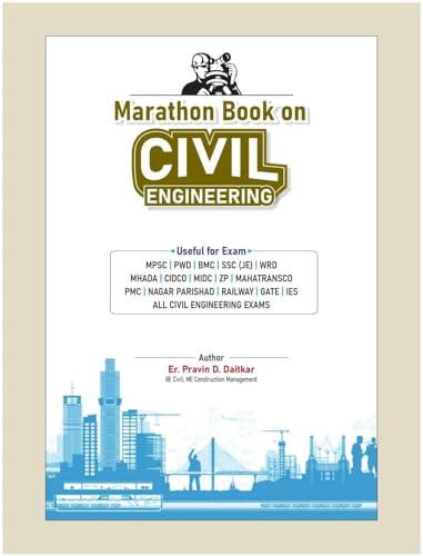 Image of Shree Ganesh Academy - Marathon Book on Civil Engineering - Pravin Daitkar - [NEW COLOUR EDITION] As per TCS /IBPS Pattern - Revised & Updated 3rd Edition for 2026 Exams [ORIGINAL BOOK-TOP GRADE PAPER & PRINT]