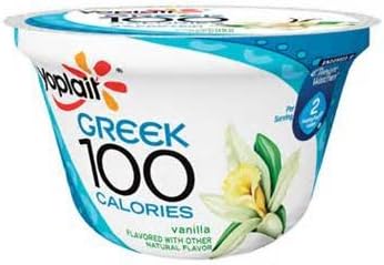 YOPLAIT YOGURT GREEK 100 CALORIES VANILLA 5.3 OZ PACK OF 7