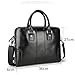 EMNZSS Men's briefcase, business handbag, fashionable and crossbody bag, top layer cowhide(D)