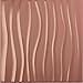 Ekena Millwork 19 5/8"W x 19 5/8"H Shoreline EnduraWall Decorative 3D Wall Panel, Champagne Pink (12-Pack for 32.04 Sq. Ft.
