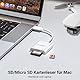 KiWiBiRD SD Kartenleser USB C, Kamera Zubehör, Adapter SD Karte USB C Karten Leser Card Reader Micro SDHC SDXC, Kompatibel mit iPhone 16 15 Plus Pro Max Mac MacBook Air iPad Galaxy S25 S24 Handy