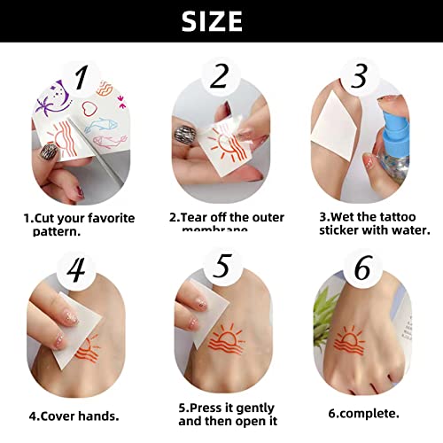 Zomand XZQ-HNTZ-10P 10 Pcs Henna Tattoo Kit Temporary Tattoo Adul Stickers Lace Pattern Fake Tattoos Henna Sticker thumb #5