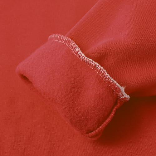 Kids Girls Thermal Pullovers Sweatshirts Crew Neck Long Sleeve Contrast Color Comfy Shirts Fall Fashion Warmth Tops4