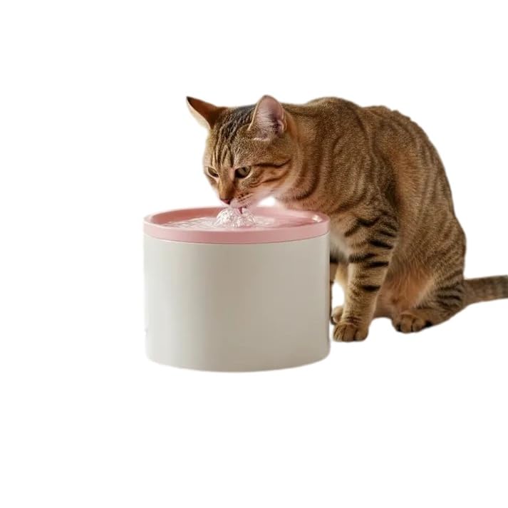 Ceramic Cat Fountain 1L (Pink)