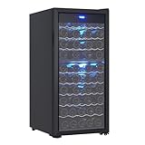 GarveeTech Wine Cooler Refrigerator - 66-Bottle Capacity, Dual Zone Temperature Control, Soft Interior Lighting, Freestanding, Digital LED Touch...