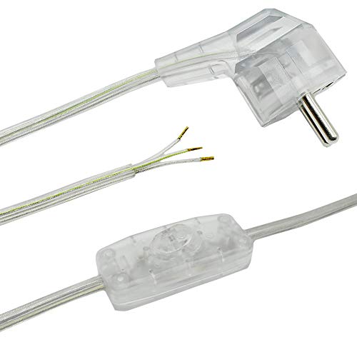 Transparentes 2-adriges Parallelkabel – 22 AWG, 0,3 Mm², 20 M, Für LED-Beleuchtung & Elektronik