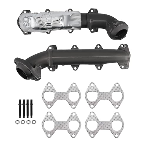 maXpeedingrods Left & Right Side Exhaust Manifold Kit with Gasket for Ford F-150 2004-2010 Expedition 2005-2012, for Lincoln Mark LT 2006-2008 Navigator 2005-2012, V8 5.4L, 674-695 674-694
