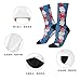 XZDZDX Witching Hourhappy Polyester Mid-Calf Socks 2 Black-2 for Unisex - Skin-Friendly Elastic Fashion Crew Socks