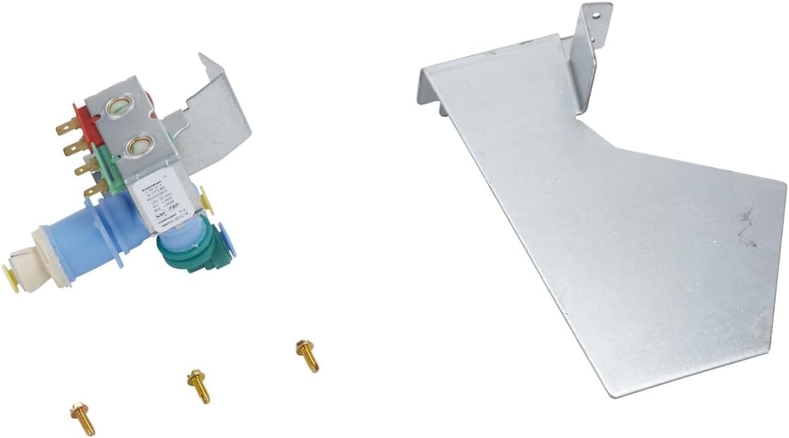 Whirlpool W10247725 Genuine OEM SxS Refrigerator Water Inlet Valve Replacement Part - Replaces 2223469, 2315533