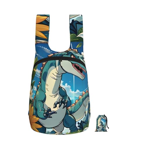 Imagen de CNTDBU Mochila plegable de dinosaurio de 16 l