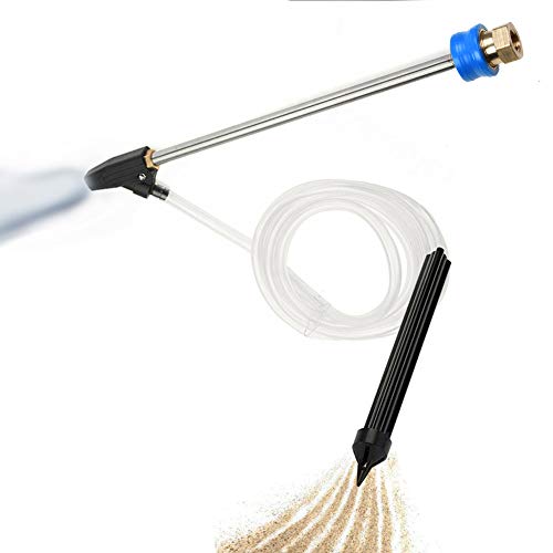 SevenME 4 PCS Set Sandblaster Kit High Pressure Washer Sand Wet Blasting Nozzle