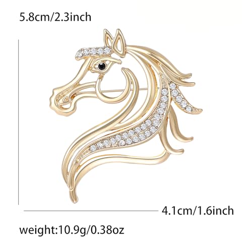 Image of Animal Brooch for Men Vintage Metal Wildlife Lapel Pin Suit Jacket Badge Fashion Accessories for Men
