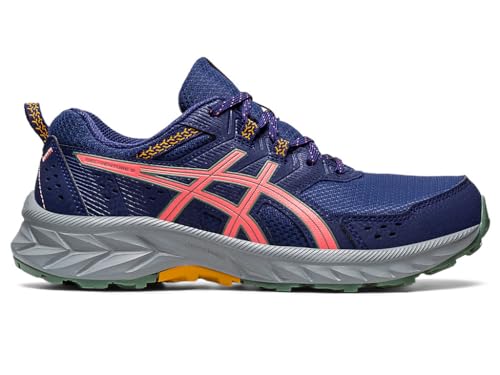 ASICS Women's Gel-Venture 9 Running Shoes, Indigo Blue/Papaya, 7 Wide