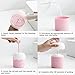Biiange Face Cleanser Bubbler, Bubble Maker for Face Wash, Bubble Foamer Device, Gentle Deep Cleanser, Maker Face Foaming Maker for Cleaning (1, Pink)