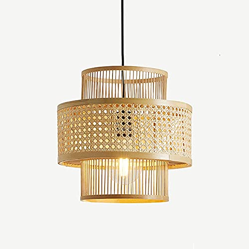 Suspension LED en vigne style japonais pour salle à manger chaleureuse