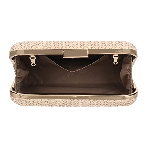 Image of Mochi Women Gold Framed Clutch Bag | Ladies Purse Wallet (38-8368)