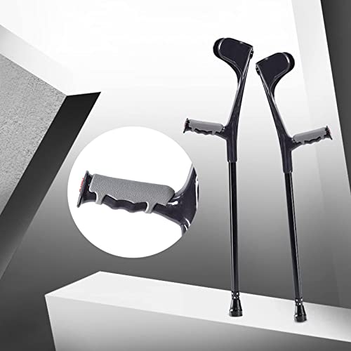Muletas de antebrazo Ajustables para Adultos, muletas ergonómicas Ajustables para Caminar, soporta hasta 300 Libras, para Hombres y Mujeres