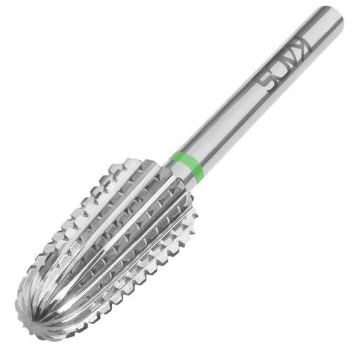 KADS 3 piezas Brocas para taladro de uñas de carburo 5 en 1 miniatura 4