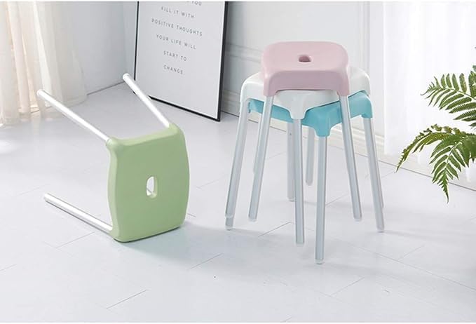 Image of CIPLA PLAST HoYo DIY Stool | Stool for Living Room, Bathrooms, Sitting, Home use, Kitchen (Pink, Medium (15 INCH))