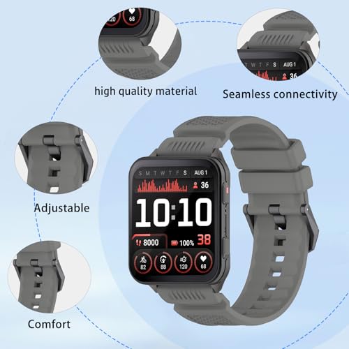 Correa de silicona para Garmin Venu X1 reloj miniatura 2