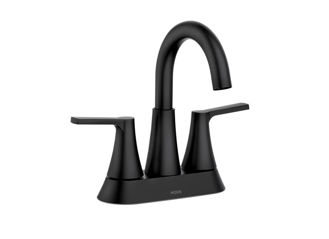 Moen robinet de lavabo 2H modernisez votre salle de bain noire