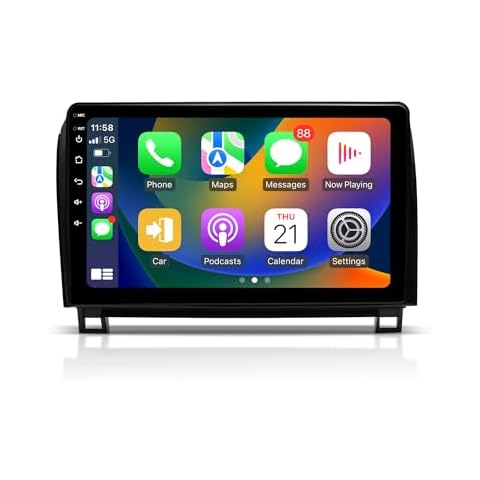 ViaBecs Android 12 Stereo for 2007-2013 Toyota Tundra, 2008-2018 Toyota Sequoia,10.2" QLED HD Touch Screen, 6G+128G with Wireless Apple Carplay, Android Auto, WiFi, DSP, SWC, AM FM Radio Cover
