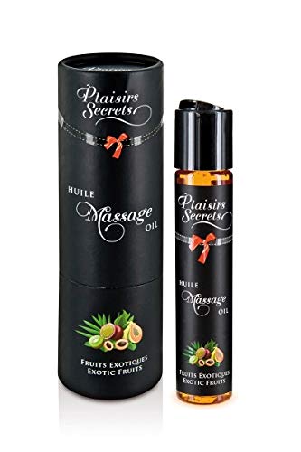 Plaisirs Secrets Huile de Massage Comestible Fruits Exotiques 59 ml