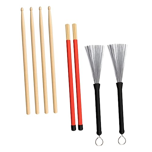 Levemolo Set de Baquetas de Maple y Cepillo para Percusión miniatura 7