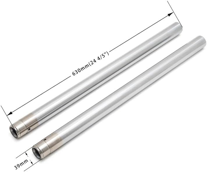 Fit For 39mm 24 4/5" 26 Fork Tube Sportster XL1200CA XL1200CB 13-15 XL1200CP XL1200T 14-20 XL1200V 12-15 XL1200X 10-15(630mm Gold)