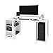 Bestar Electra 60W Gaming Desk in White