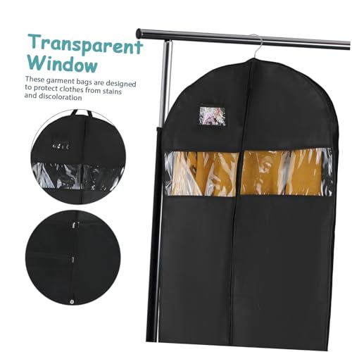 Garment Bag for Travel and Storage Waterproof Suit Cover Zipper Lightweight Fabric for Dresses and Coats 1-Pack Hanging Clothes Protector3