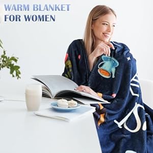 Book Lovers Gifts Teacher Appreciation Gifts for Women Book Lover Throw Blanket Reading Gifts Graduation Birthday Gifts for Women Men Daughter Friends Book Accessories 60 x50 Navy Blue