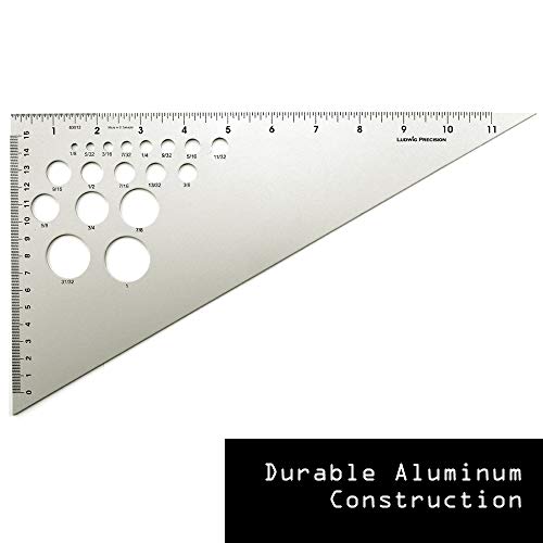 Ludwig Precision 30-60-90 Degree Drafting Triangle, 12-Inch #TOP1
