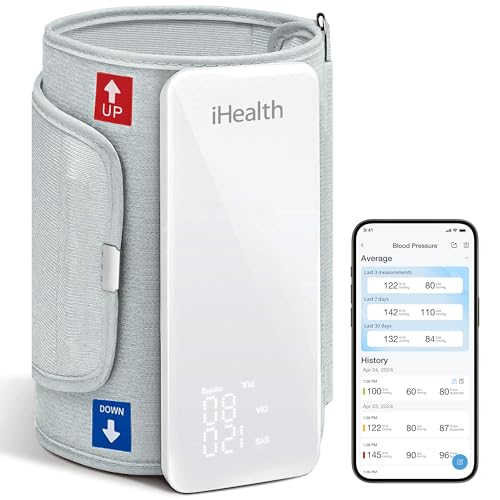 iHealth Neo Wireless Blood Pressure Monitor, Upper Arm Cuff, Bluetooth Blood Pressure Machine,...