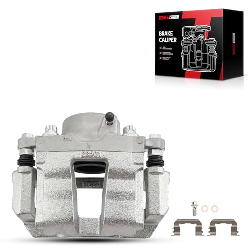 Image of Torchbeam Front Brake Caliper Right for Hyundai Sonata 2011, Sonata GAS 2012-2013, Sonata 2014 2.4L GAS, Front Right Caliper Replace # 19P6460 Disc Brake Caliper Assembly with Bracket