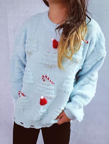 Image of OMEWEE Halloween Sweaters for Women 2024 Womens Ribbed Cuffs Pullover Sweaters Knit Baggy Fall Sweaters for Women