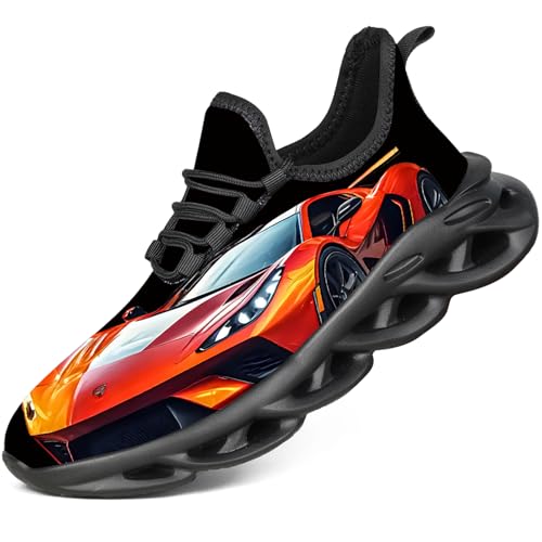 Mens Running Shoes Women Slip On Tennis Walking Sneakers Athletic