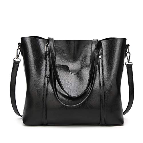CX Best Bolso de Mano Bolsos de explosiones.Nueva Bolsa de Mensajero transfronteriza Bolsos de Moda de Europa y América,Black