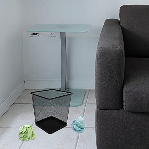 Zerodeko Metal Wire Mesh Waste Basket Recycling Bin Small Waste Basket Trash Can For Near Desk Recycling Garbage Container Bin For Office Home Bedroom Black #TOP7