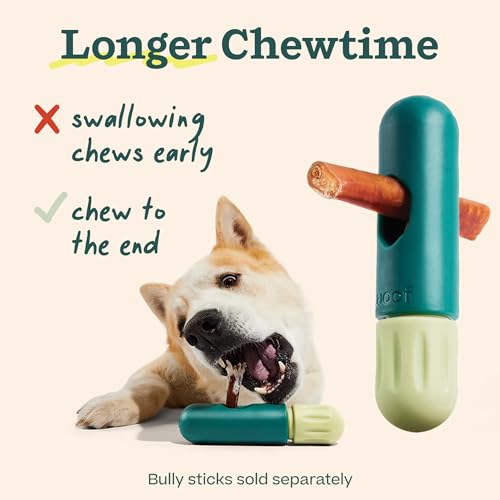 WOOF BullySafe - Bully Stick Halter - Robuster Hundekauhalter für sicheres, langlebiges Spielen - Leicht zu reinigen - Keine Verschluckten Enden mehr