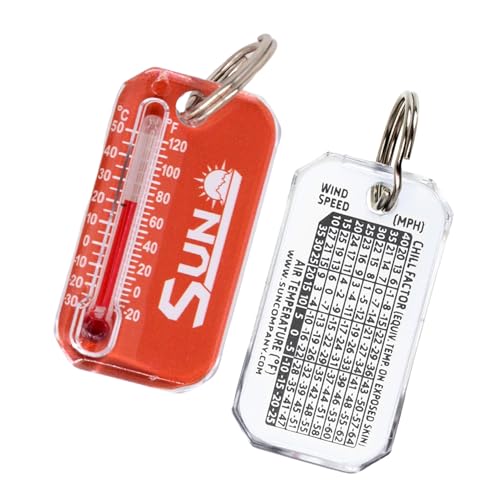 Sun Company Zip-o-gage - Zipper Pull Thermometer for Jacket, Parka,