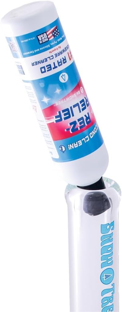 SNOWTREE - BoroBuddy Pro Magnetic Glass Cleaner + Rez Relief Liquid Cleaning Solution Bundle | Green BoroBuddy with 12 oz Rez Relief 420 Liquid Cleaner for Glass, Metal, Ceramic & Silicone