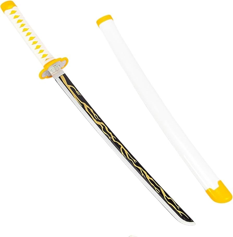 Demon Slayer Wooden Sword Anime Cosplay Props Weapons AZ WQ