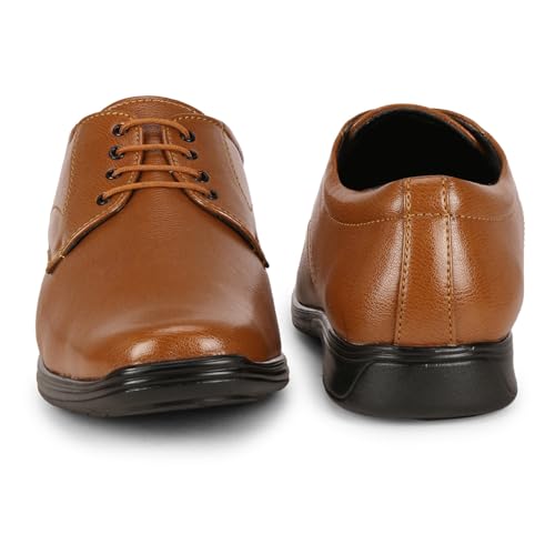 Image of Wenzal Men's Synthetic Lace Up Office wear Comfortable Formal Shoes | Casual Shoes for Men| Royal Look Shoes for Men