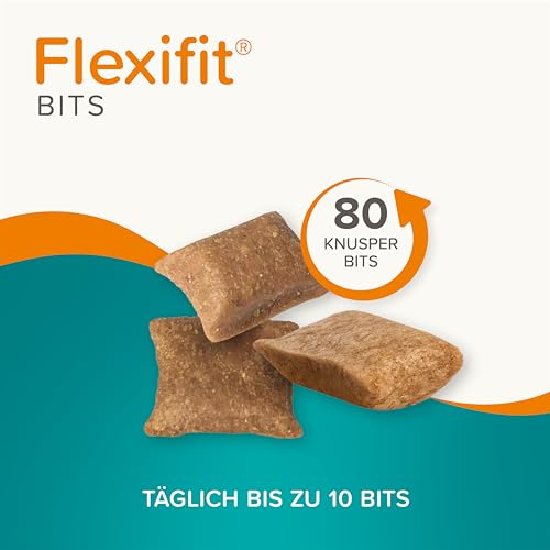 BEAPHAR - Flexifit Bits Für Katzen - Unterstützt Die Gelenkbeweglichkeit Und Vitalität - Mit Taurin, Vitamin C, Glucosamin Und Omega 3-150 g