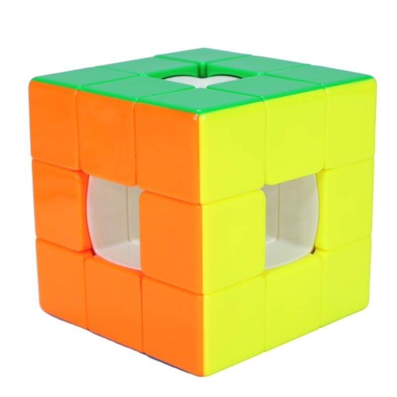 QiYi Transparenter 3x3 Zauberwürfel – Cuberspeed, Durchsichtiger Speedcube