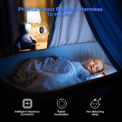 2025 upgraded ultrasonic repeller amp insect indoor repellerultrasonic and repellent for roachrodentmousebugsmosquitomicespiderant3 mode switching6 packs