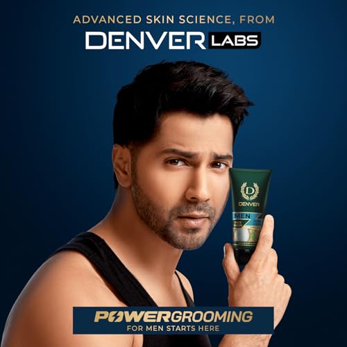 Image of DENVER Acne Clear Face Wash - 50GM Each (Pack of 3) | Remove Acne & Lighten Dark Spots Face Wash for Men| Suitable for Oily Skin | All Skin Type