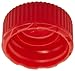 Nalgene Low Profile Red Polypropylene Copolymer Closure 11mm (Case of 1000)