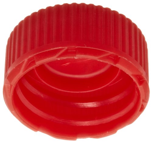 Nalgene Low Profile Red Polypropylene Copolymer Closure 11mm (Case of 1000)